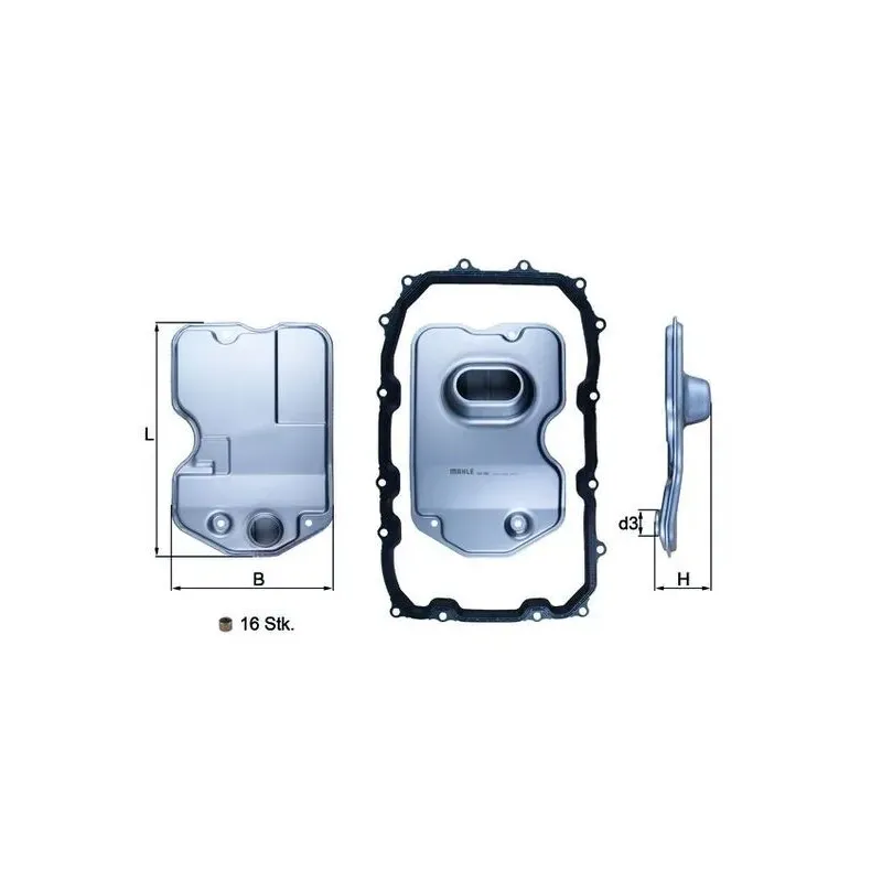 MAHLE HX160KIT Filtro hidráulico, transmisión automática