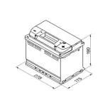BOSCH 0092S50080 Batería de arranque