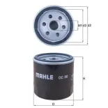 MAHLE OC90 Filtro de aceite