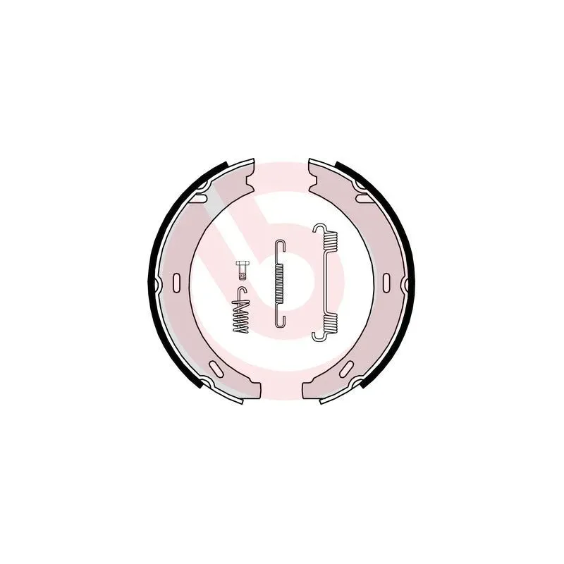 BREMBO S50502 Juego de zapatas de frenos, freno de estacionamiento