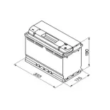 BOSCH 0092S40130 Batería de arranque
