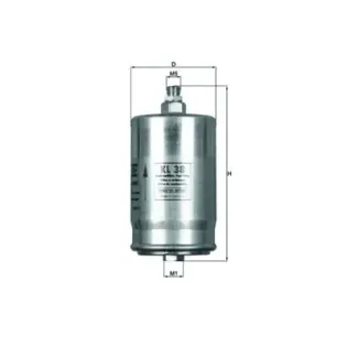 MAHLE KL38 Filtro combustible