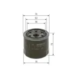 BOSCH F026407124 Filtro de aceite