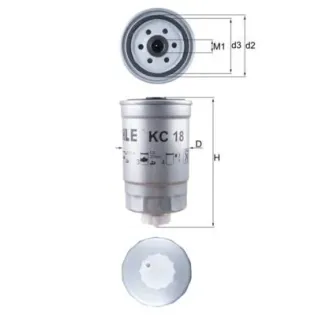 MAHLE KC18 Filtro combustible