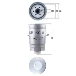 MAHLE KC18 Filtro combustible