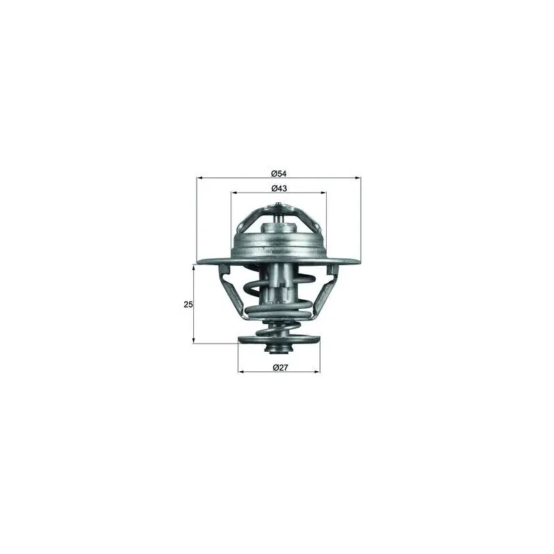 MAHLE TX9379D Termostato, refrigerante