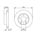 BOSCH 0986479315 Disco de freno (Unidad)