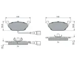 BOSCH 0986494019 Juego de pastillas de freno
