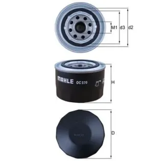 MAHLE OC570 Filtro de aceite