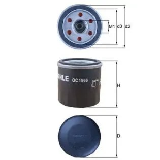 MAHLE OC1566 Filtro de aceite