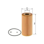 BOSCH 1457429278 Filtro de aceite