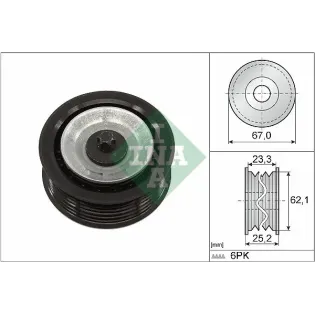 Schaeffler INA 532061910 Polea inversión/guía, correa poli V