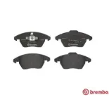 BREMBO P61076 Juego de pastillas de freno