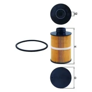 MAHLE KX208D Filtro combustible