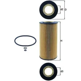MAHLE OX123/1D Filtro de aceite