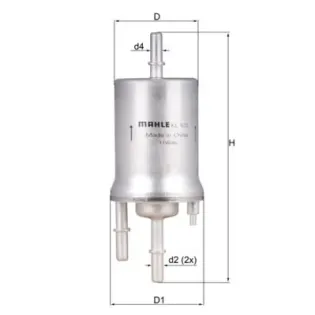 MAHLE KL572 Filtro combustible