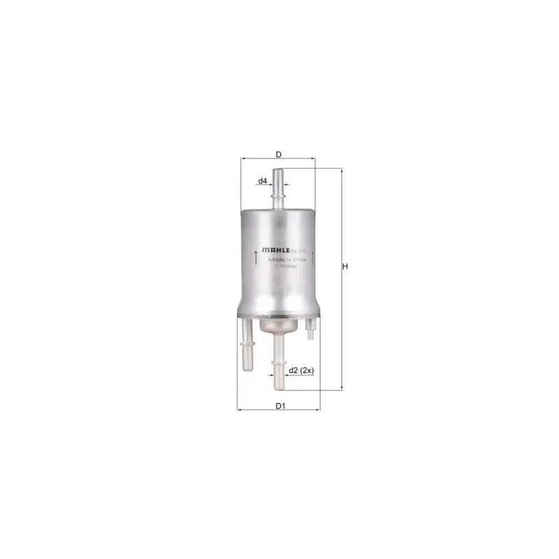 MAHLE KL572 Filtro combustible