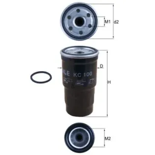 MAHLE KC100D Filtro combustible