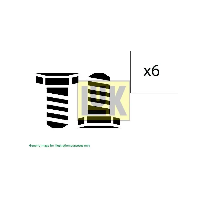 Schaeffler LuK 411025610 Juego tornillos, volante