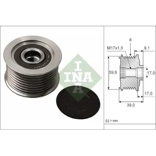 Schaeffler INA 535004910 Rueda libre alternador