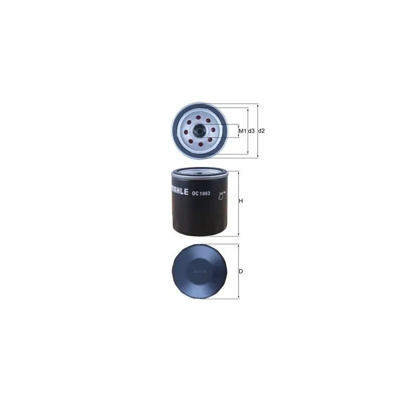 MAHLE OC1063 Filtro de aceite