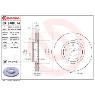 AP 24925E Disco de freno