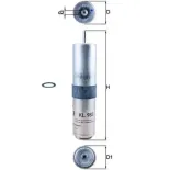 MAHLE KL983D Filtro combustible