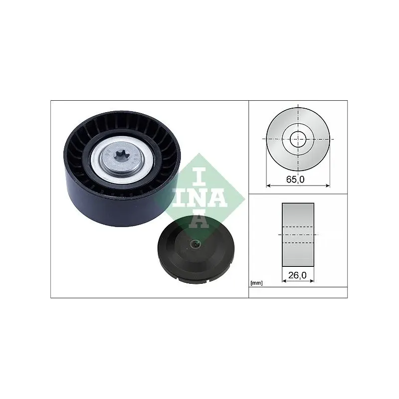 Schaeffler INA 532080410 Polea inversión/guía, correa poli V