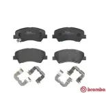 BREMBO P18025 Juego de pastillas de freno