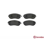 BREMBO P78013 Juego de pastillas de freno