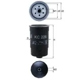 MAHLE KC226 Filtro combustible