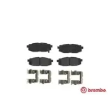 BREMBO P78018 Juego de pastillas de freno