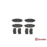 BREMBO P78020 Juego de pastillas de freno