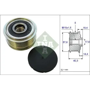 Schaeffler INA 535018710 Rueda libre alternador