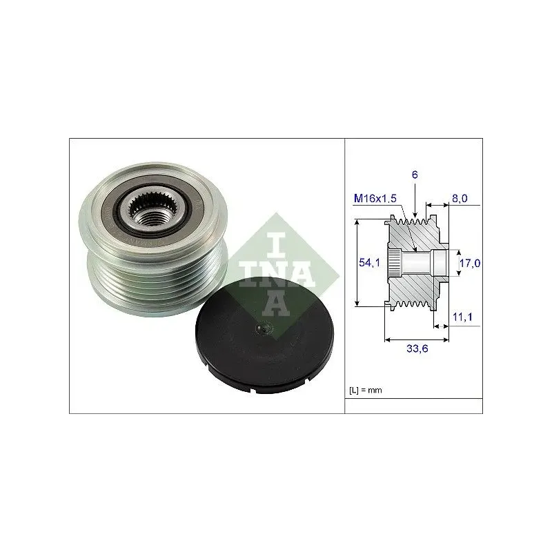 Schaeffler INA 535005910 Rueda libre alternador