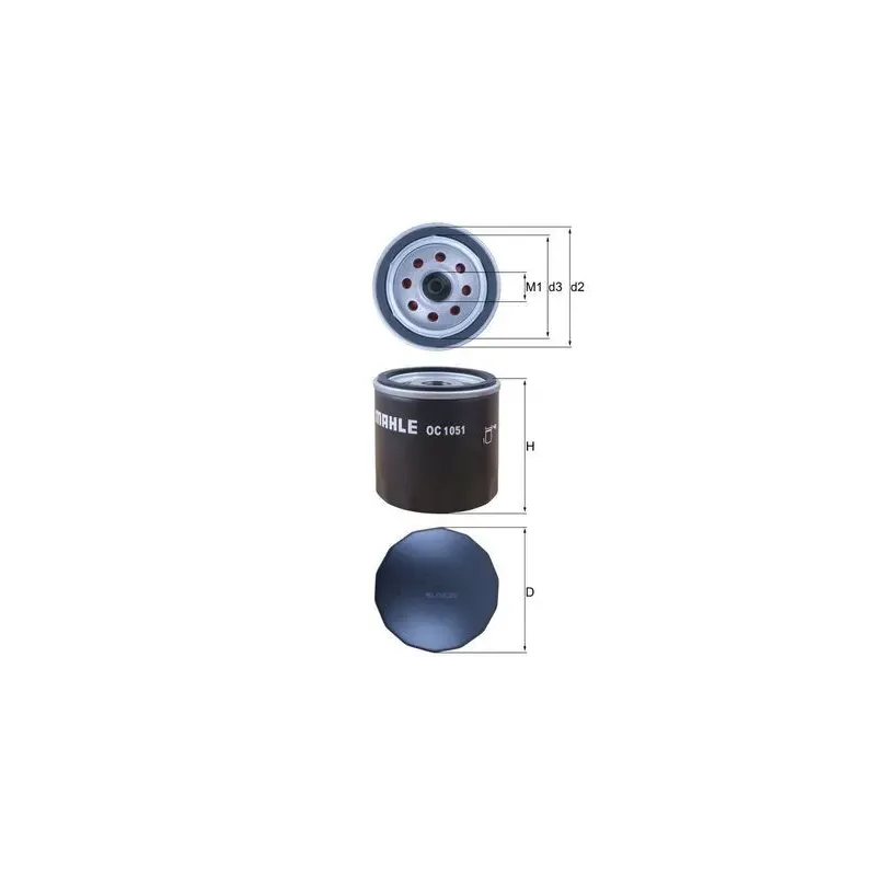 MAHLE OC1051 Filtro de aceite