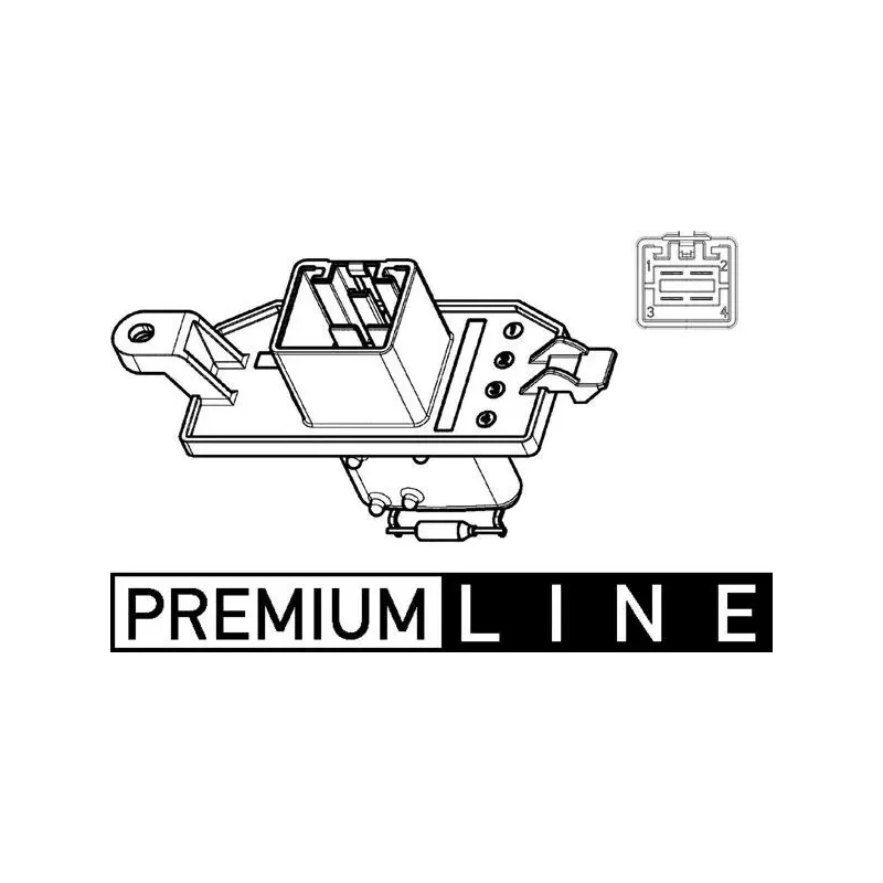 MAHLE ABR104000P Resitencia, ventilador habitáculo