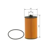 BOSCH F026407040 Filtro de aceite