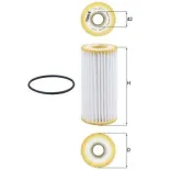 MAHLE OX1217D Filtro de aceite