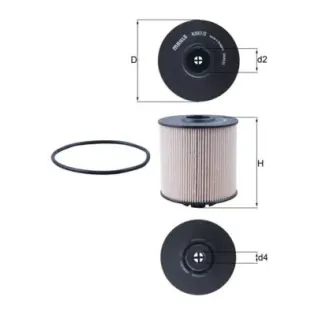 MAHLE KX67/2D Filtro combustible