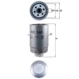 MAHLE KC140 Filtro combustible