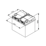BOSCH 0092S4E400 Batería de arranque