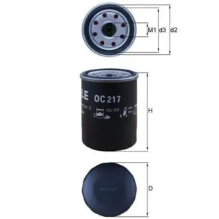 MAHLE OC217 Filtro de aceite