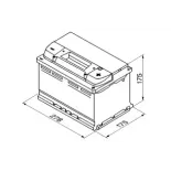 BOSCH 0092S40070 Batería de arranque