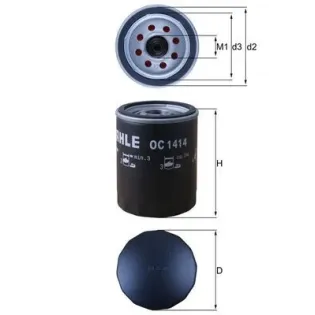 MAHLE OC1414 Filtro de aceite