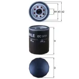 MAHLE OC1414 Filtro de aceite