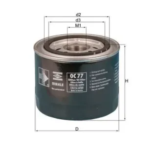 MAHLE OC77 Filtro de aceite