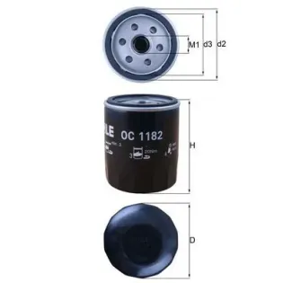 MAHLE OC1182 Filtro de aceite