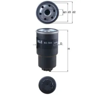 MAHLE KC584 Filtro combustible