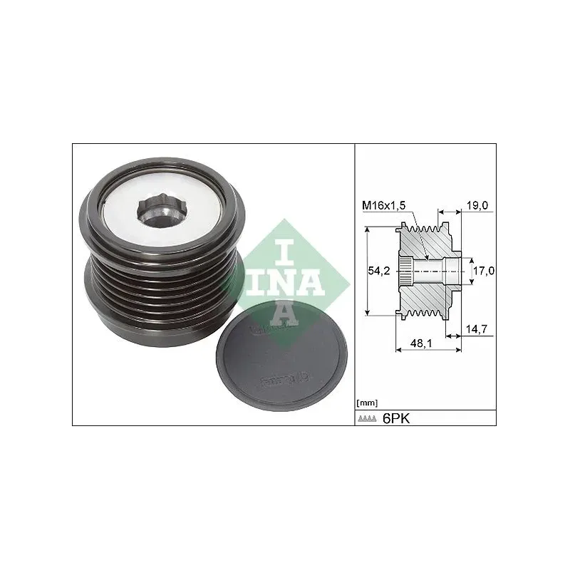 Schaeffler INA 535031010 Rueda libre alternador